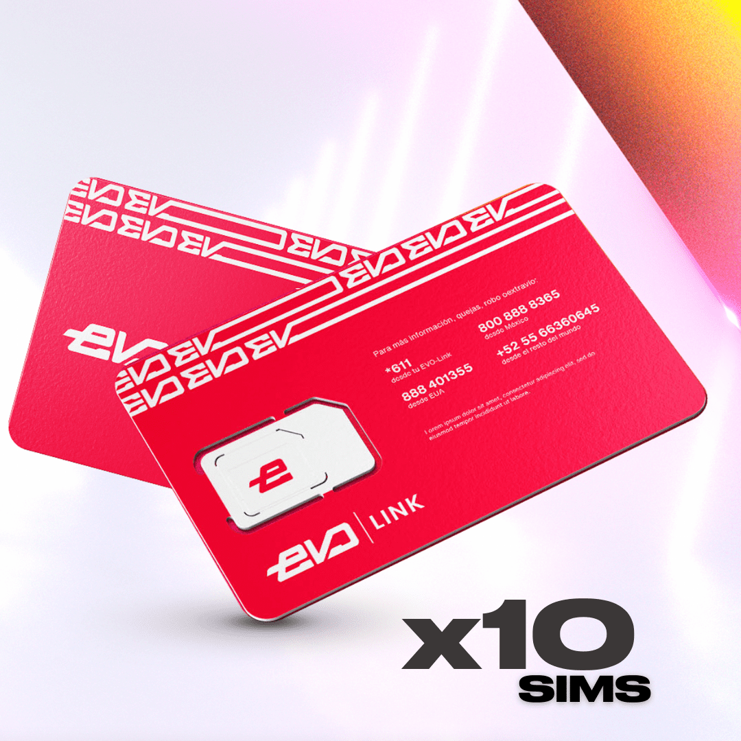 Evolink Starters - Pack 10 SIM